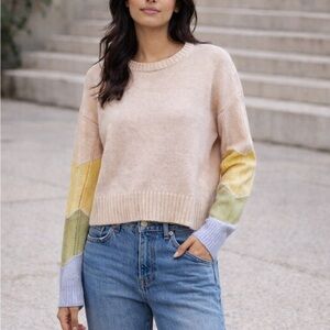 A Love Story Women's Fun Colorful Long Sleeve Sweater